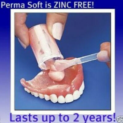 Perma Soft Denture Reline | Denture Reliner Kit 2 Liner Kits Included