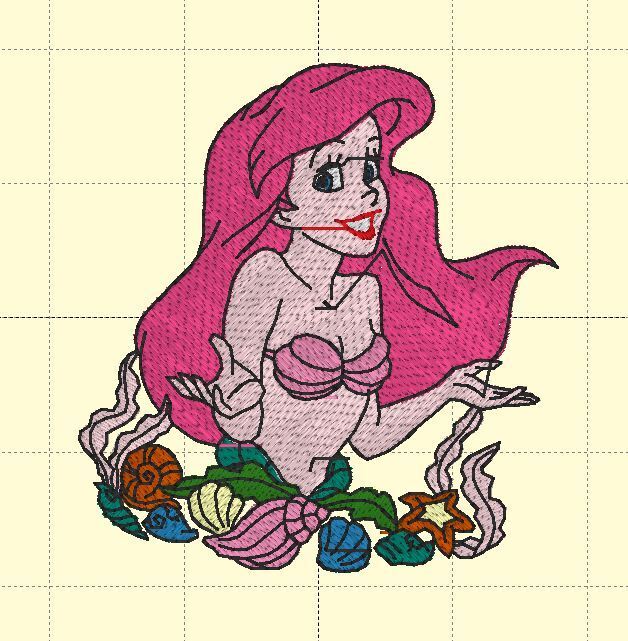 155 Disney Princesses Machine Embroidery Designs - Cd/usb/floppy - 12 Formats