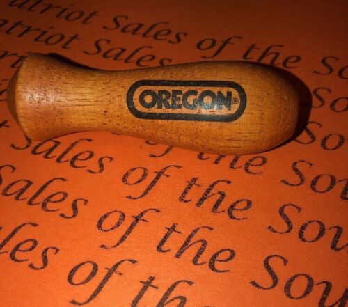 Oregon Branded Wooden File Handle Varnished Chainsaw File 7/32, 3/16,11/64