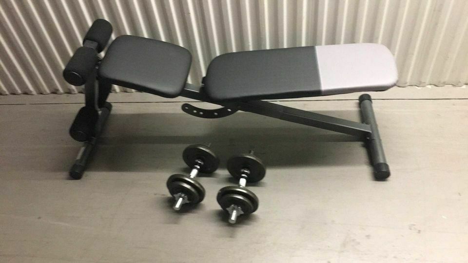 Weight Bench W/. 40 lbs real metal
