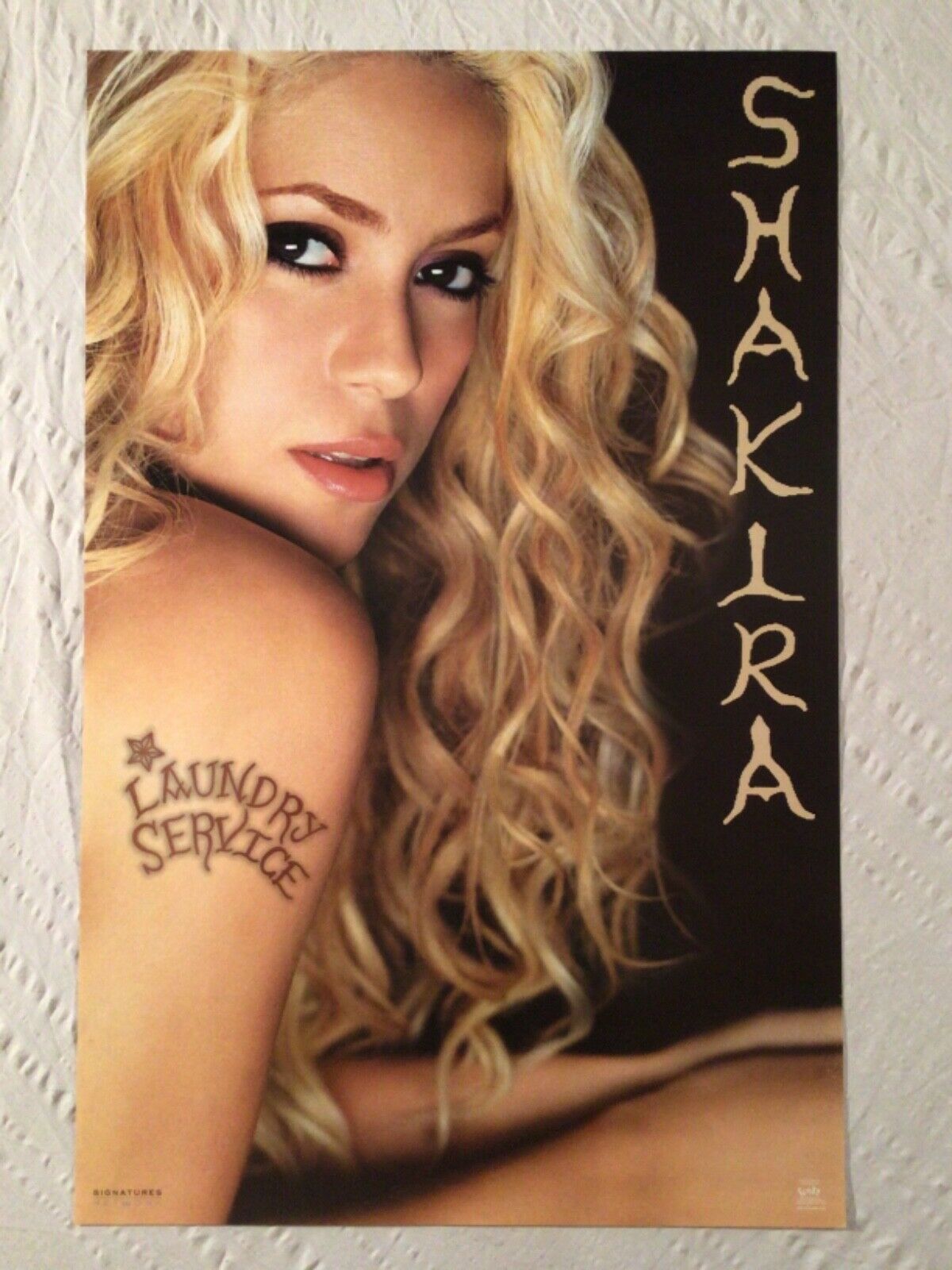 Shakira  2001 Poster Funky Laundry Service Sexy Girl