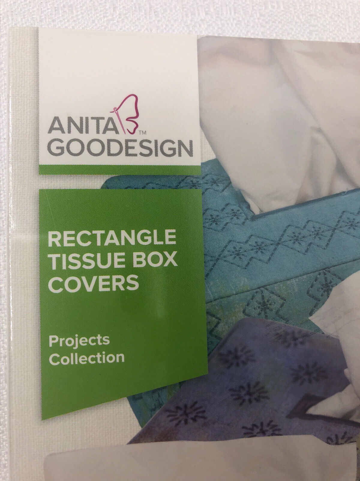 New Anita Goodesign Tissue Box Cover Designs Machine Embroidery Cd  Unopened