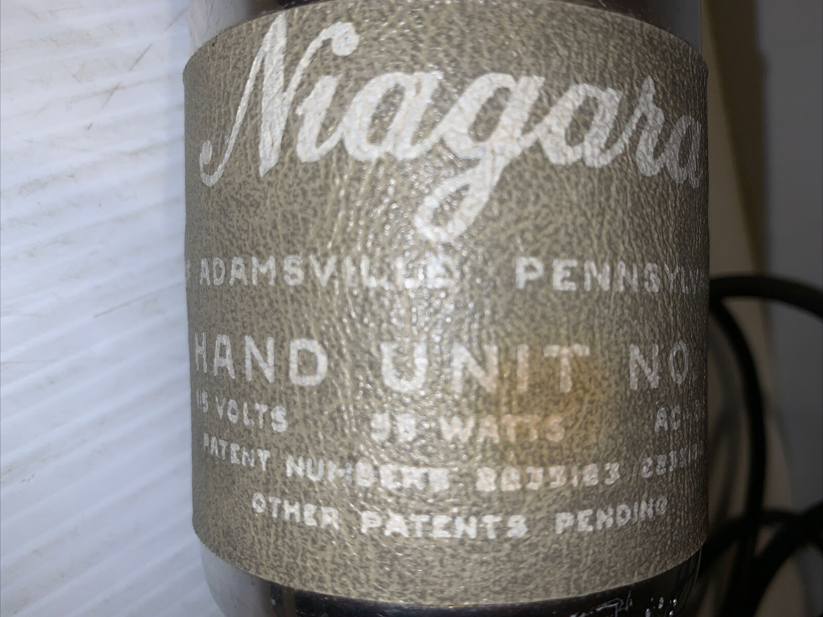 Antique Niagara hand unit of Adamsville PA
