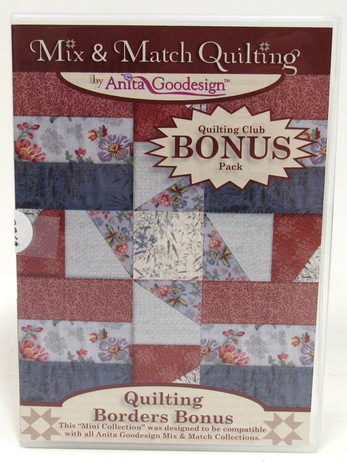 Anita Goodesign Quilting Borders Bonus Pack Mix & Match Embroidery Cd 23 Designs