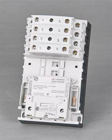 Ge Cr463l80aja 120vac Electrically Held Lighting Contactor 8p 30a