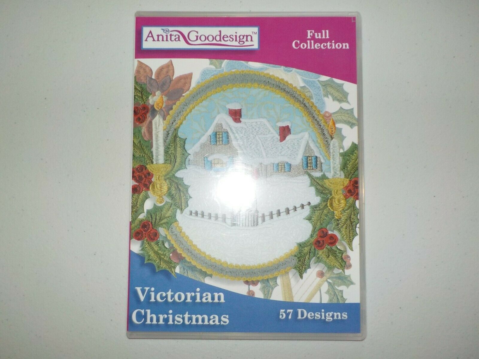 Anita Goodesign: Full Collection, Victorian Christmas Embroidery Cd, 228aghd,new