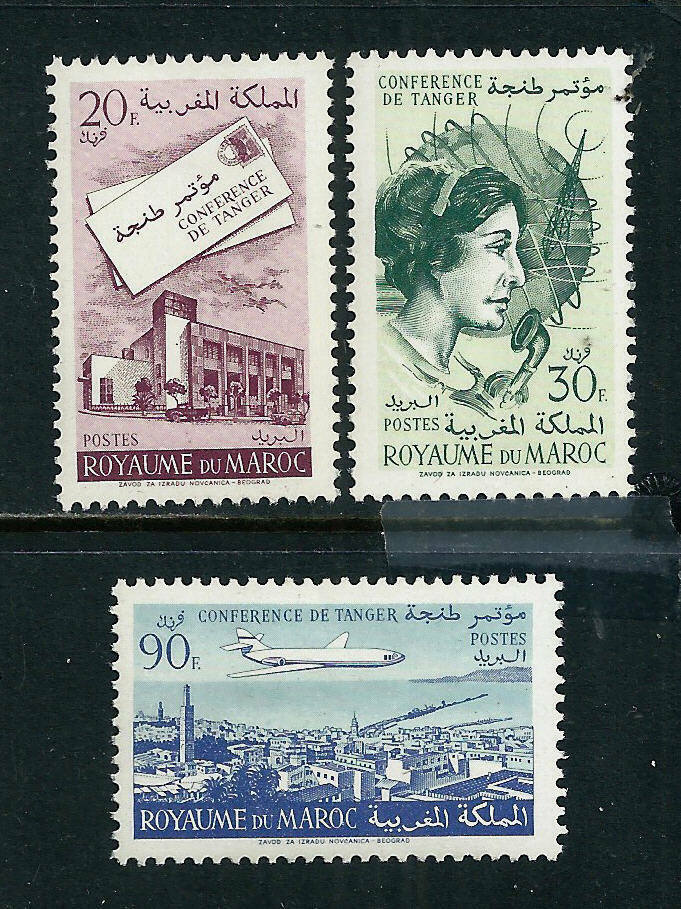 🌍 Morocco - 3 Mh Stamps - 1961-1962