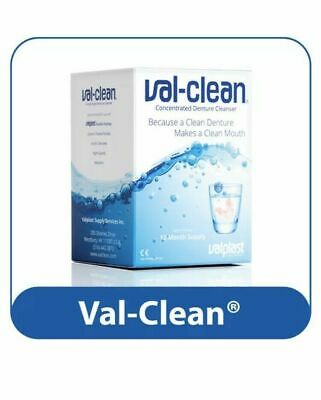 Val Clean Concentrated Denture Cleaner 12 Packets 1 Year Walplast New Sealed