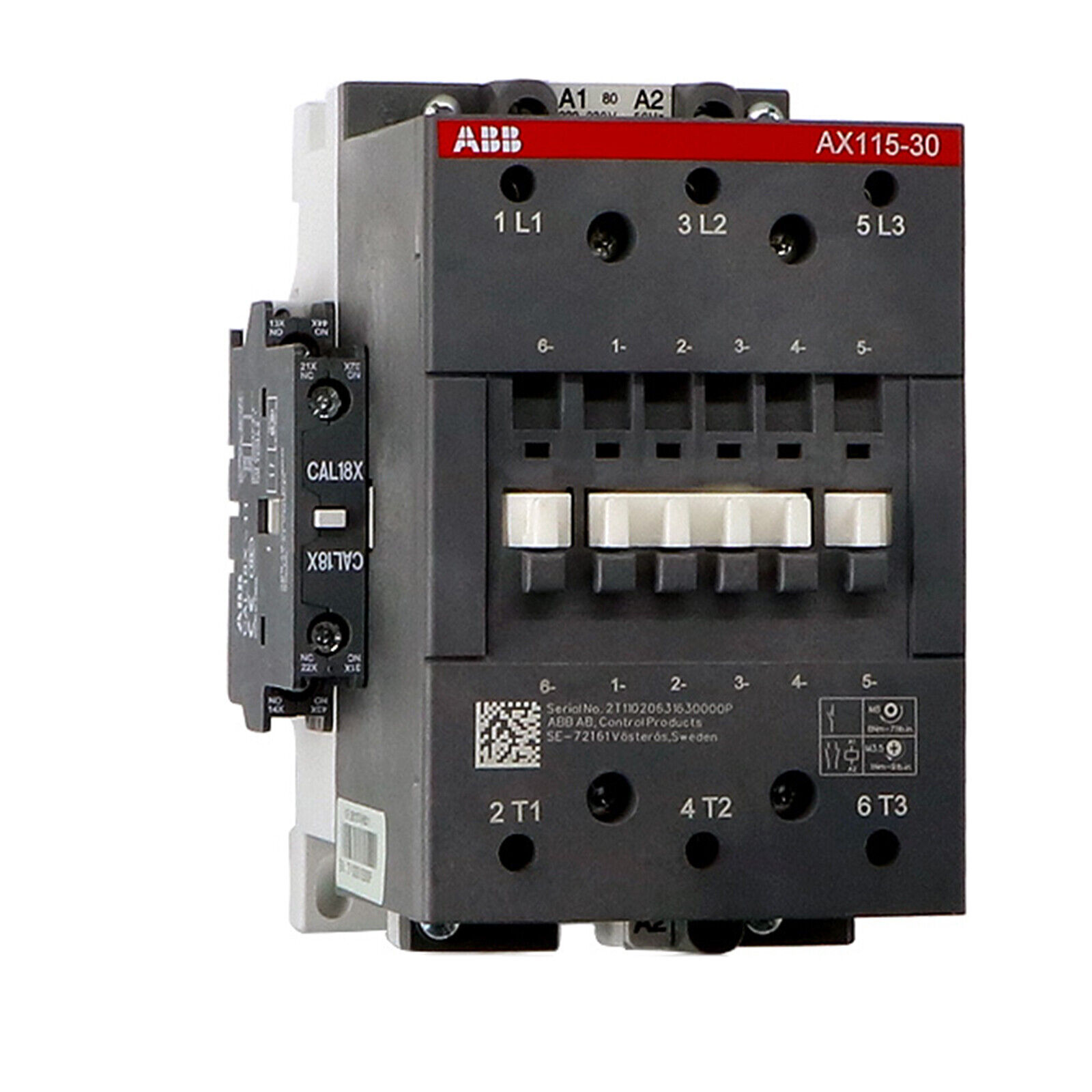 Abb Ax115-30-11-80 Block Contactors New✦kd