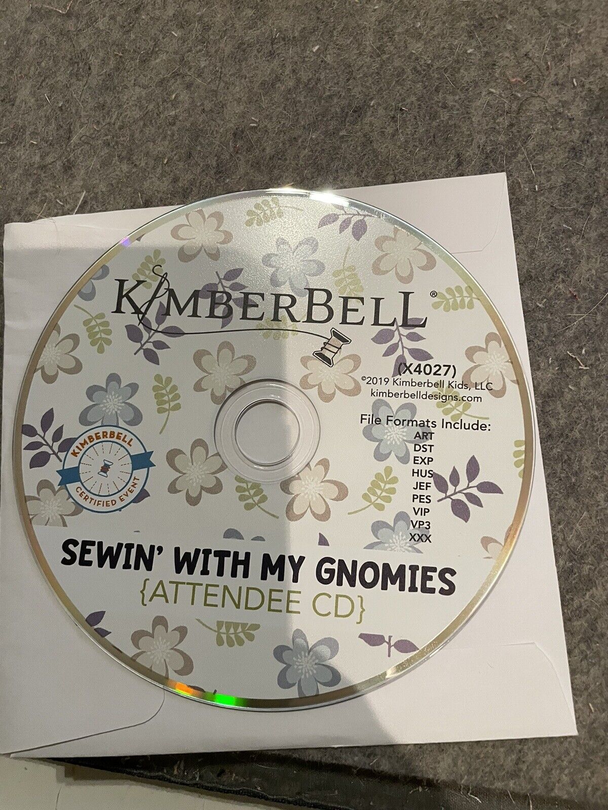Kimberbell Sewing With My Gnomies Event Cd