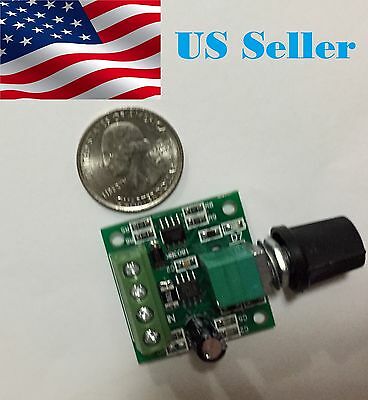 Mini Dc 2a Motor Pwm Speed Controller 1.8v-15v Speed Control Switch Led Dimmer