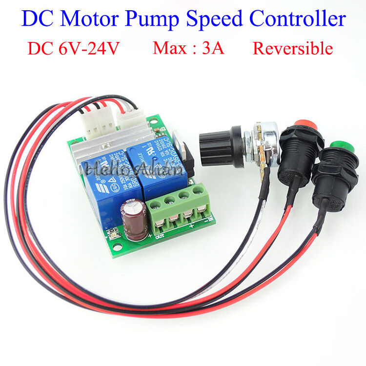 Dc 6v 9v 12v 24v Motor Speed Controller Forward Stop Backward Reversible Switch