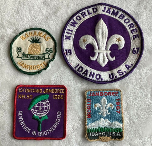 National, Provincial & World Jamboree Patches-1960’s-bahamas, 1st Ontario, World