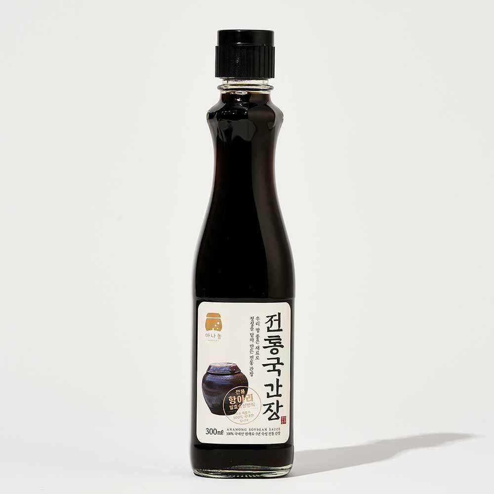 ANANONG Korean 3 years aged Fermented Traditional Soy Sauce (300ml(10.1 fl oz))