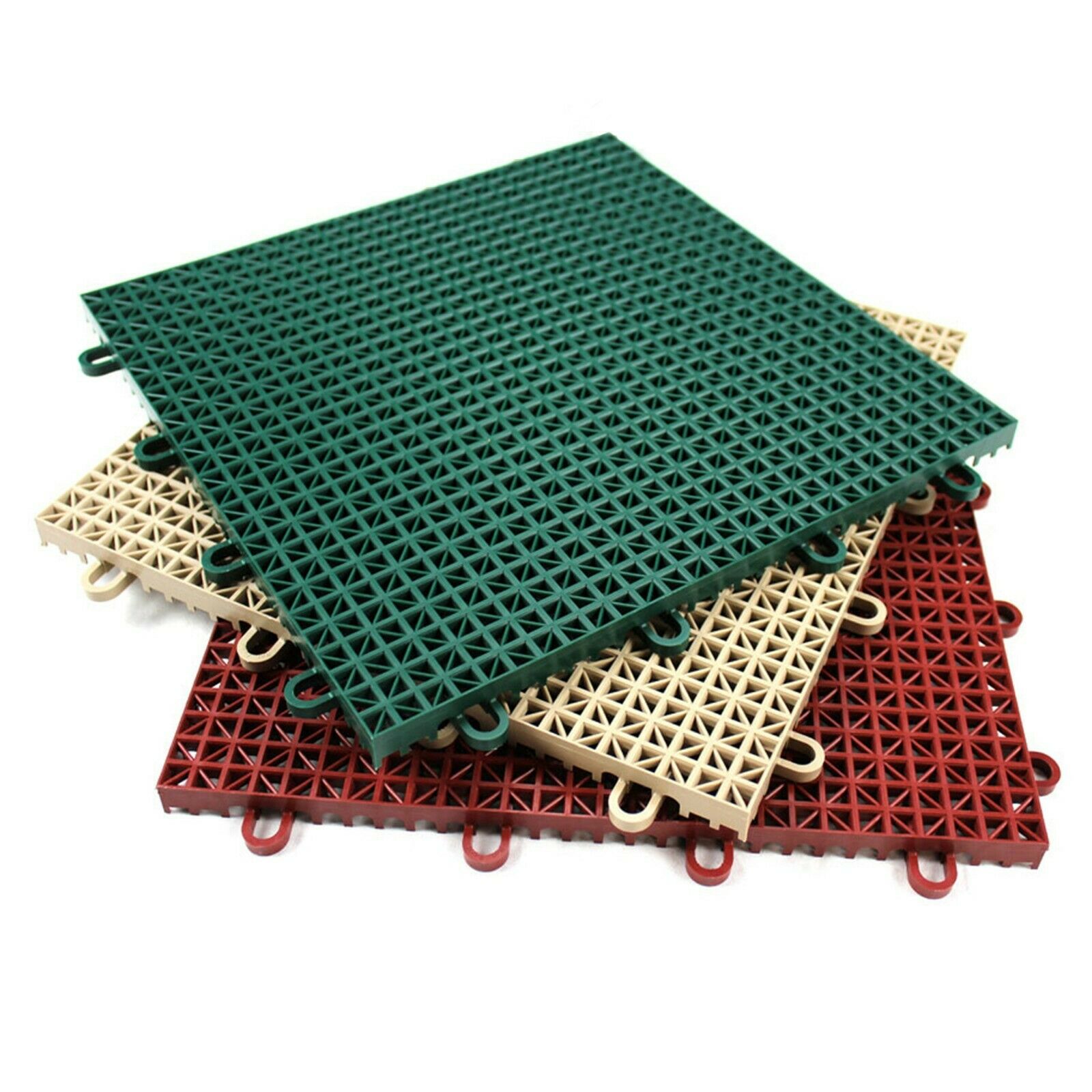 Flooringinc Outdoor Patio Flooring -new Style Interlocking Rugged Grip-loc Tiles