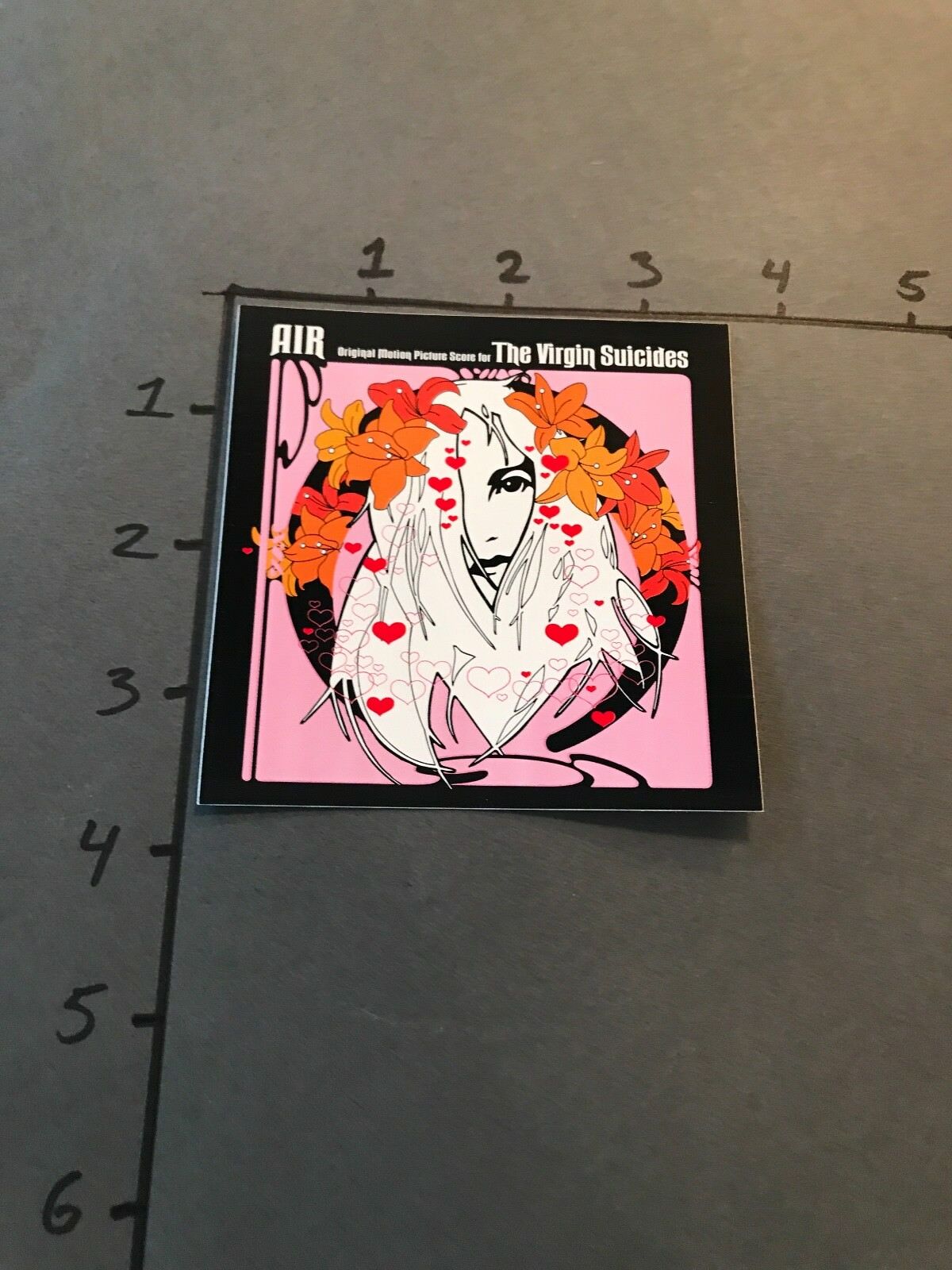Air The Virgin Suicides Sticker Promo 3.5x3.5 RARE PROMOTIONAL HYPE STICKER