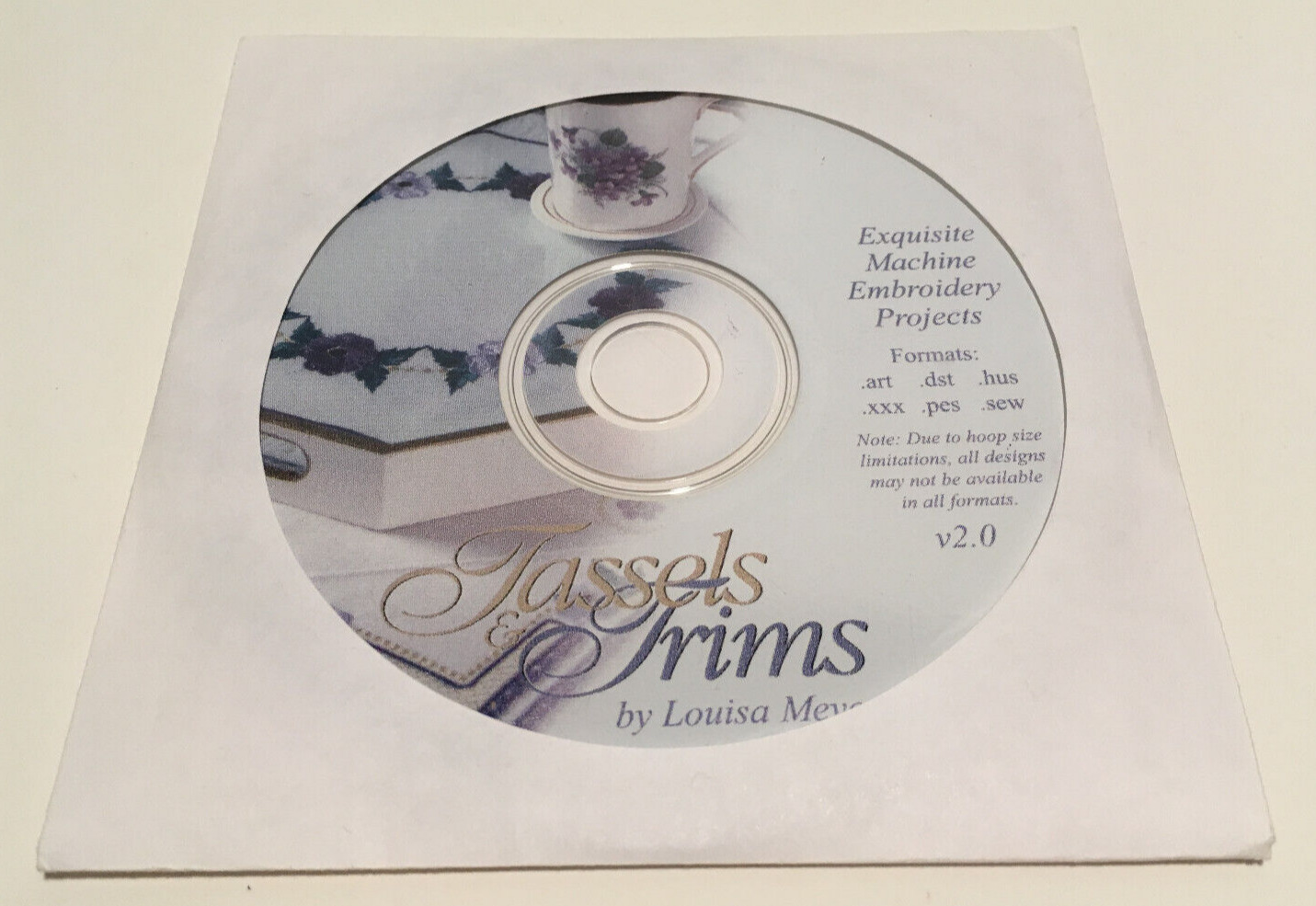 Tassels Trims By Louisa Meyer Exquisite Machine Embroidery Projects CD v2.0
