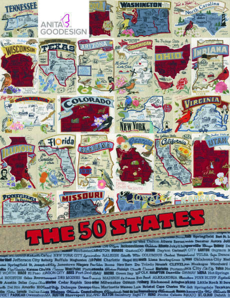 Anita Goodesign The 50 States Individual State (CD Only)