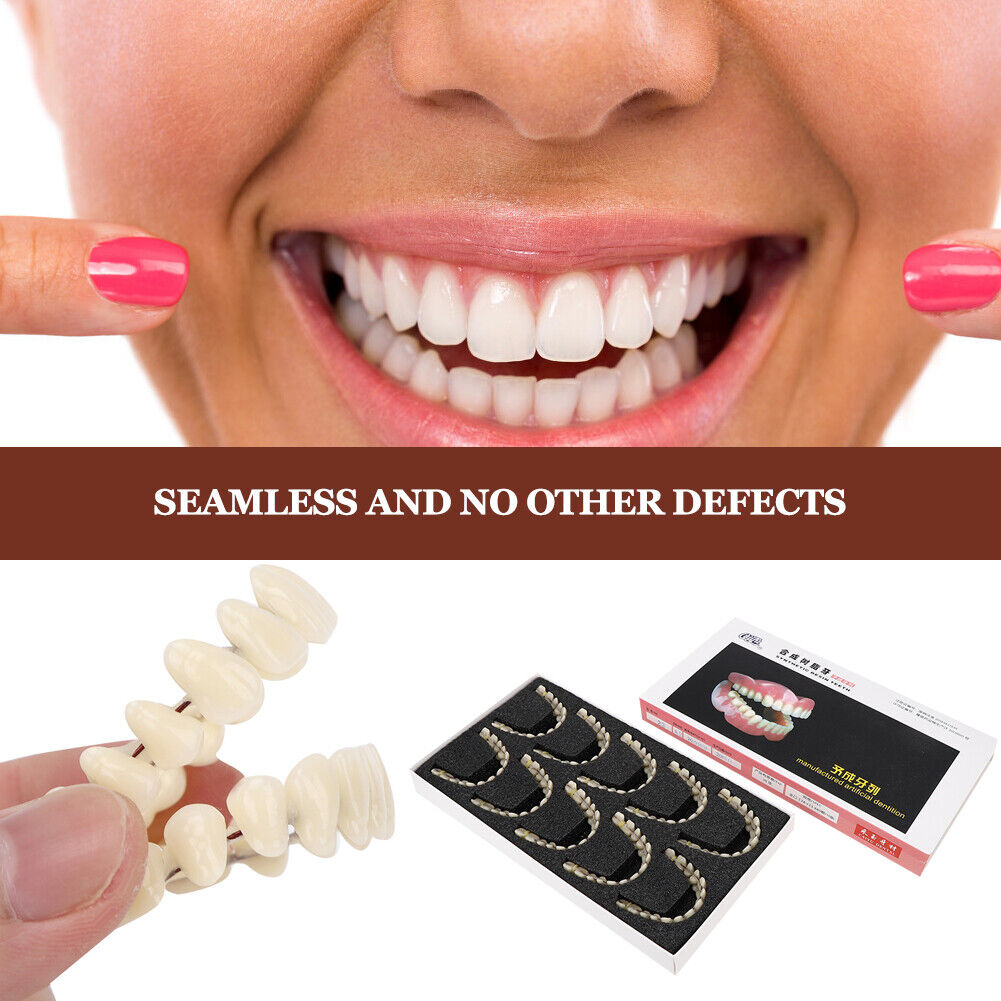 280PCS Dental Denture Synthetic Resin Teeth False Teeth Upper / Lower Shade NEW