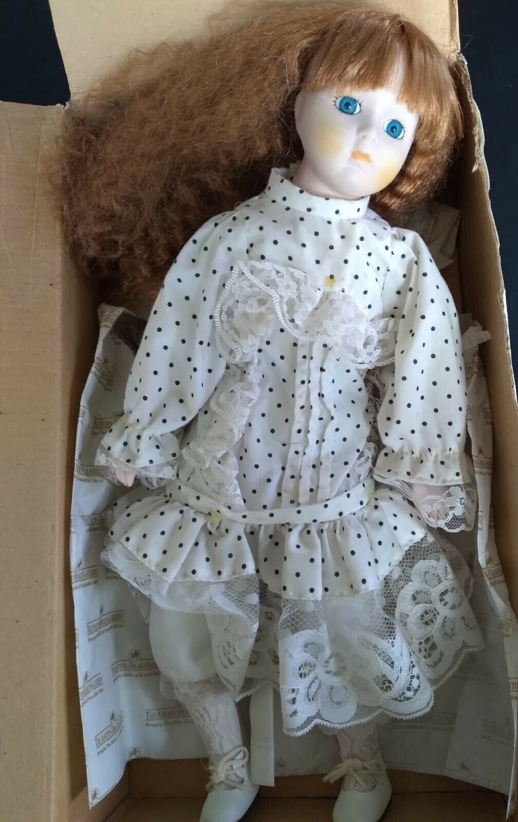 The Ashton-drake Galleries Girl Doll In Box 15” Vintage Collectible
