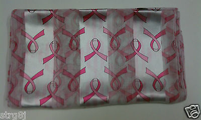 (6pcs)  Scarf New Pink Ribbon Breast Cancer Awareness-color Pink