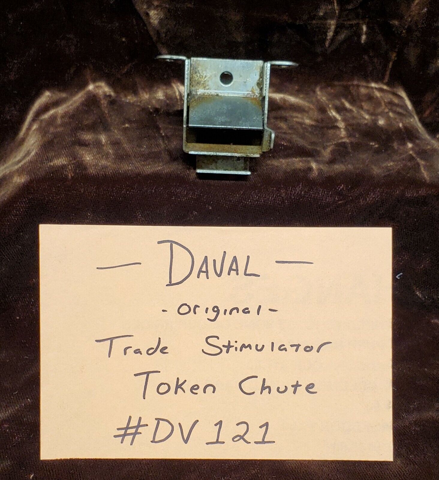 Original Daval Trade Stimulator Token Chute Original  #dv121