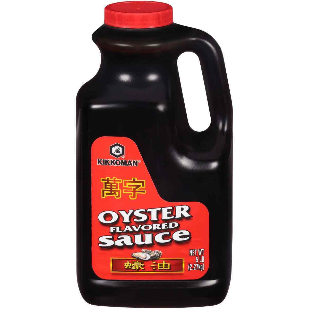Kikkoman Oyster Flavored Sauce Red Label, 5 lb. Per Bottle