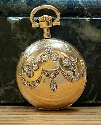 Gorgeous Vintage Yellow Gold Pocket Watch--sold As Is
