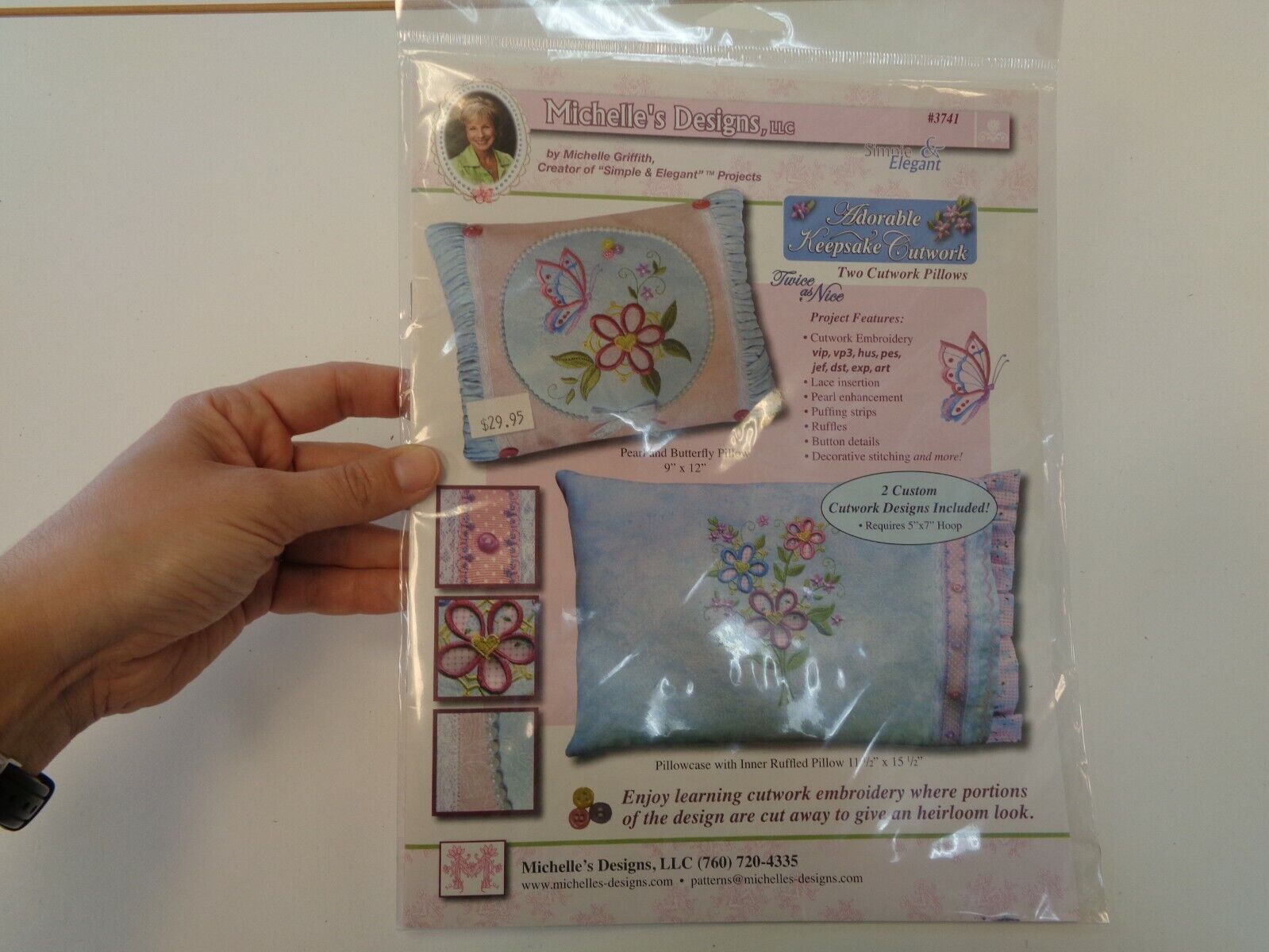 #3741 Adorable Keepsake Cutwork Michelle's Embroidery Designs Multi-Format CD