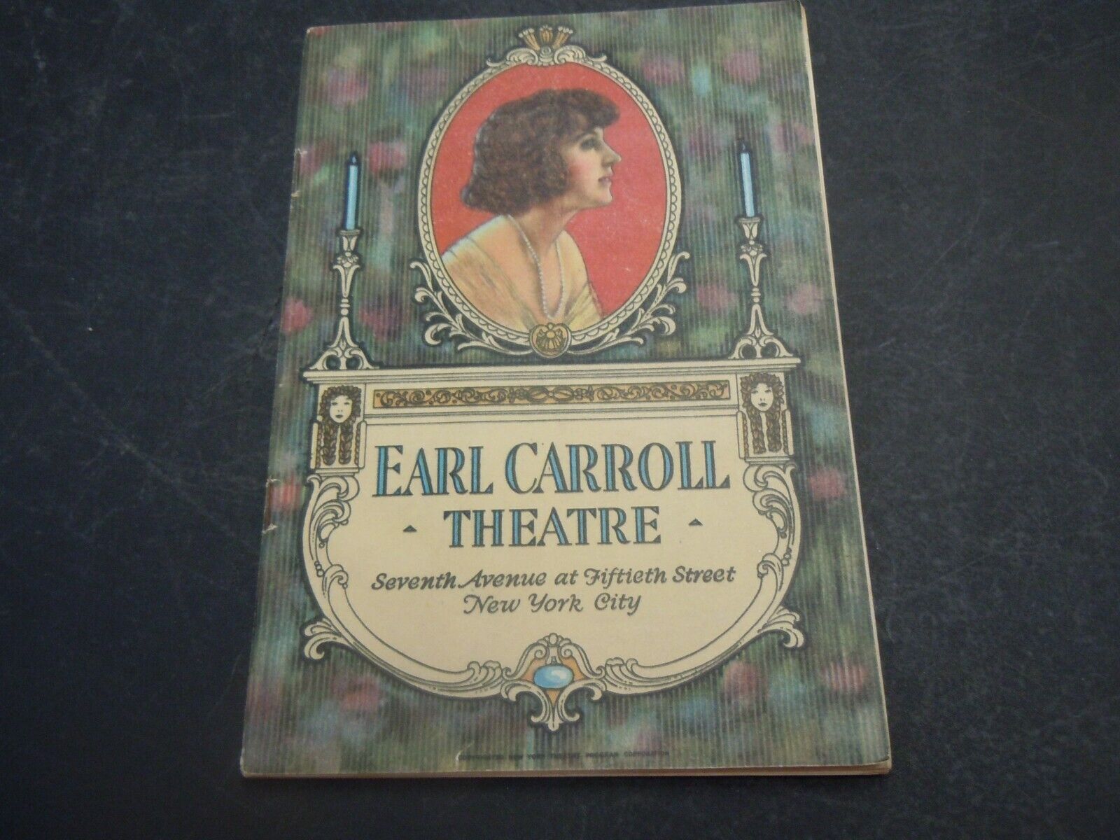 Vintage Earl Carroll Theater Broadway Booklet Program "earl Carroll Vanities"