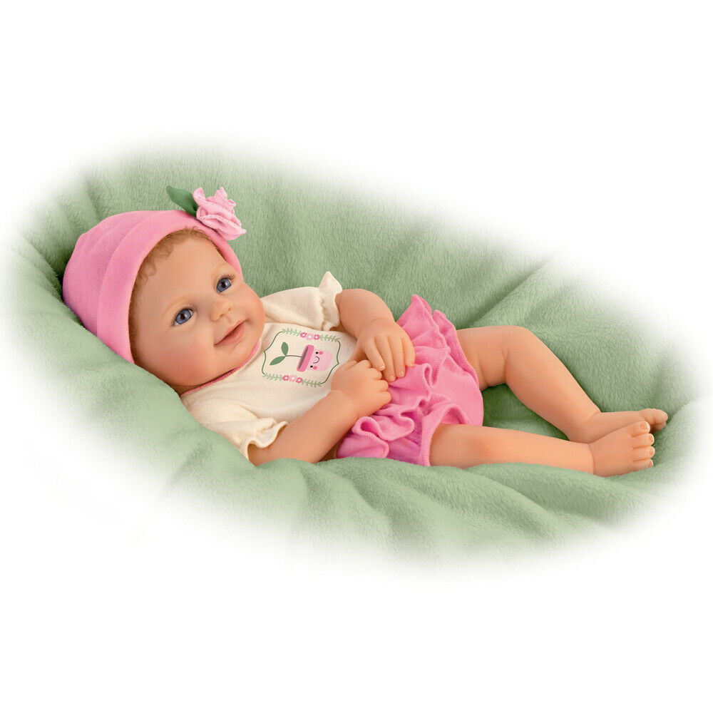 So Truly Ashton Drake L'il Sprout Baby Doll By Violet Parker 16"