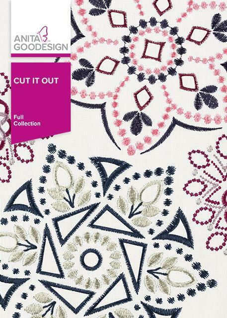 Cut It Out Anita Goodesign Embroidery Design Machine CD