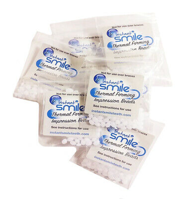 8 Packages Of Instant Smile Billy Bob Replacement Thermal Adhesive Fitting Beads